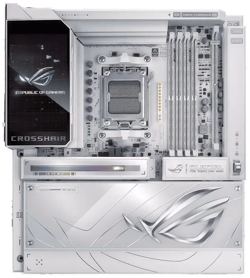 Montaje Placa Base ASUS ROG CROSSHAIR X870E GLACIAL El Escorial El Escorial PC - Montaje Placa Base ASUS ROG CROSSHAIR X870E GLACIAL El Escorial